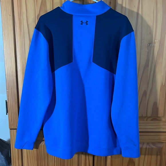 Under Armor blue pull over Jacket - Picture 4 of 5
